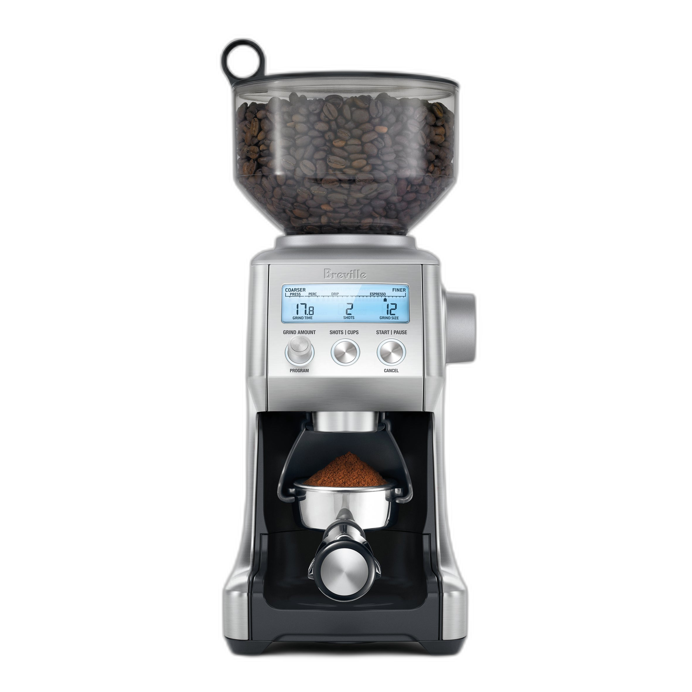 Moulin Breville the Smart Grinder™ Pro - fond transparent