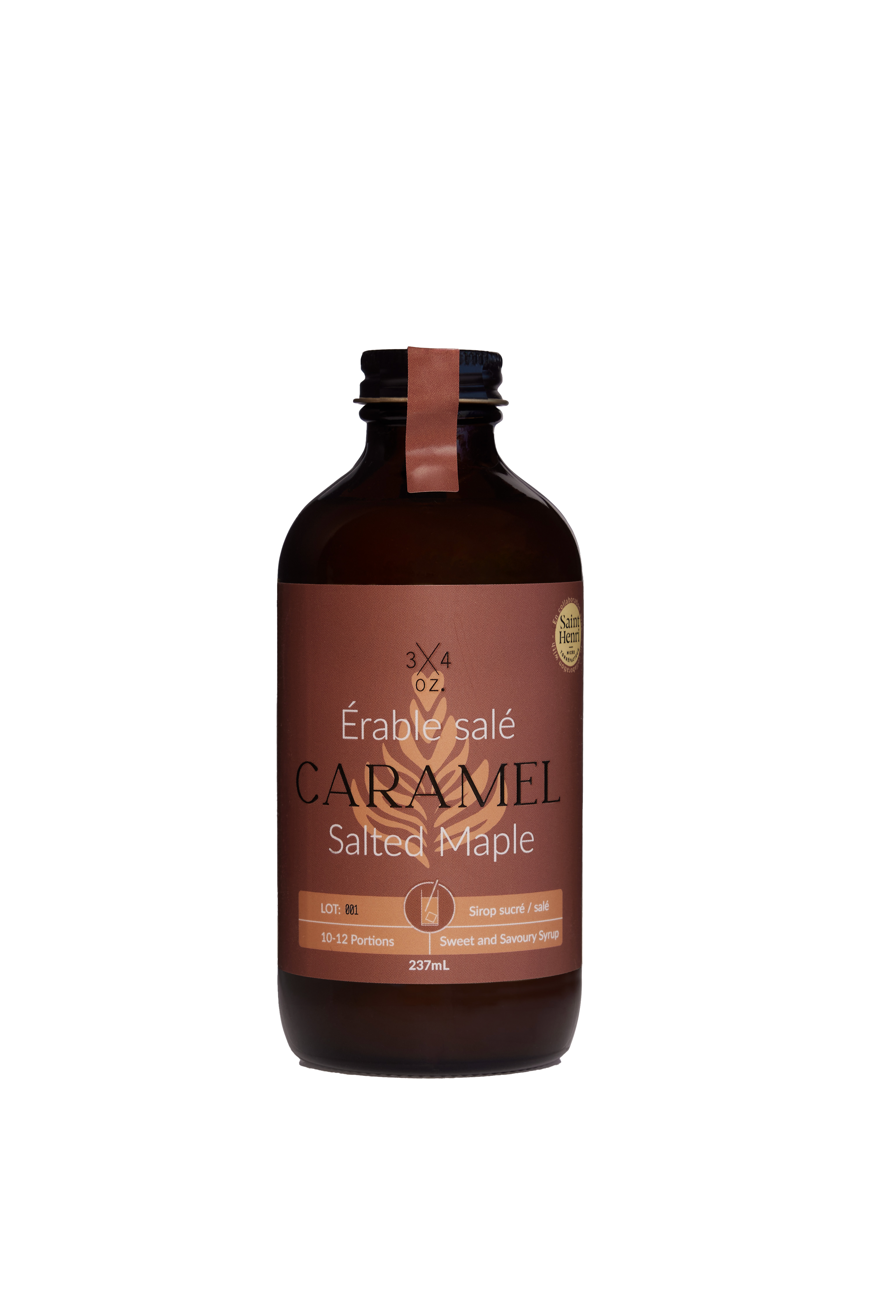 Sirop à café - Caramel Salé à l'Érable