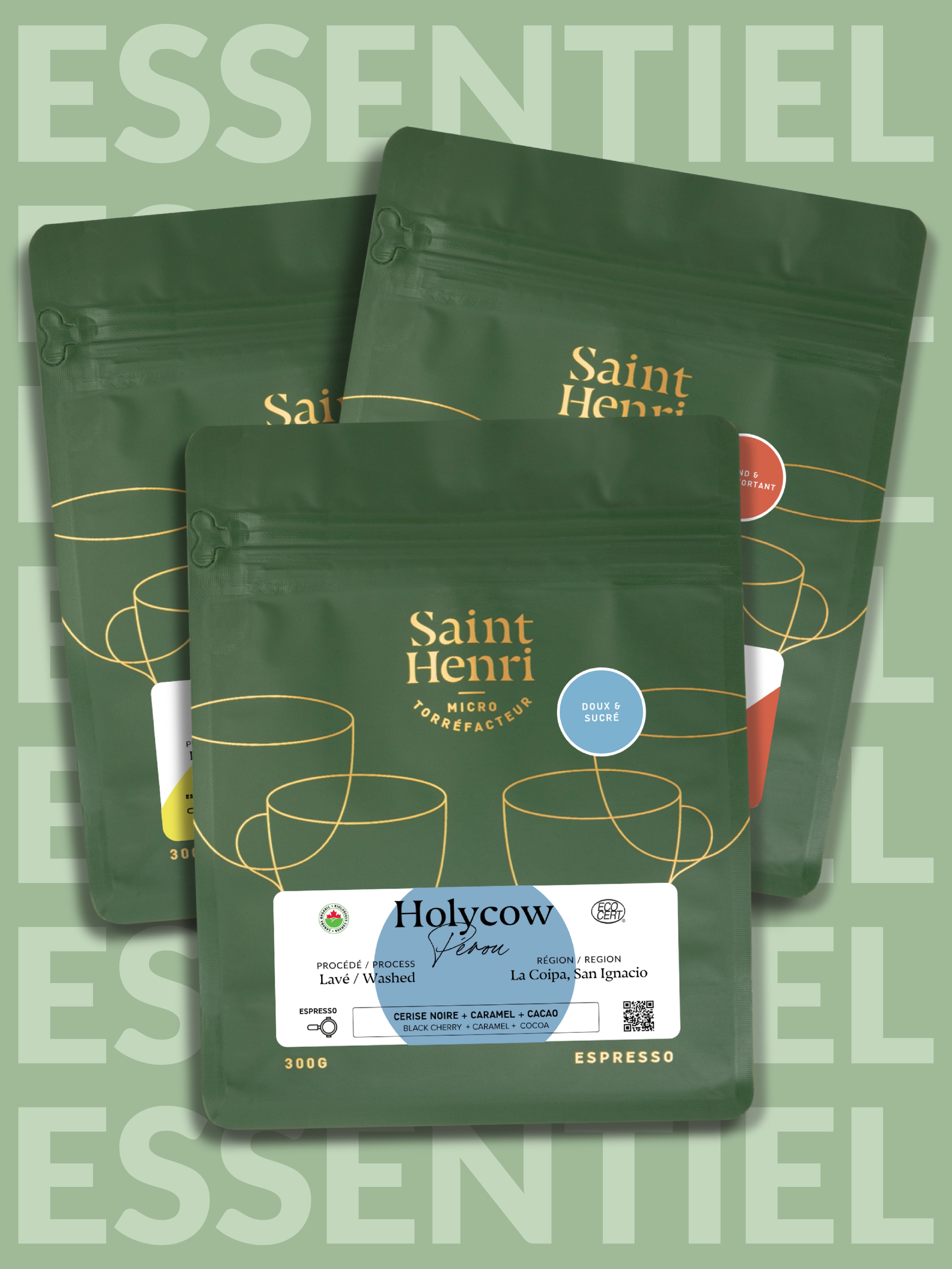 Trio essentiel, espresso