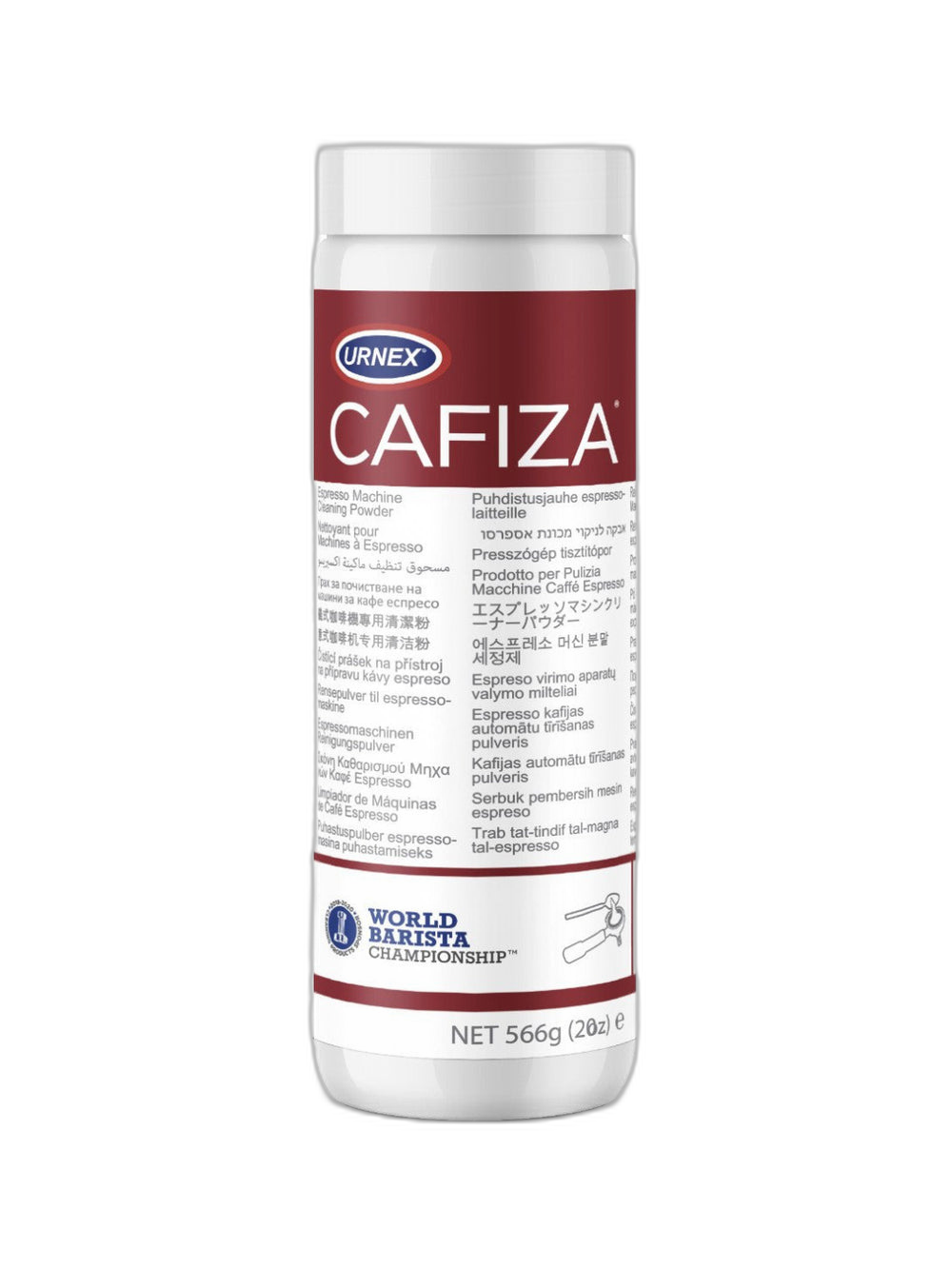 Nettoyant pour machine à espresso Cafiza Urnex - fond transparent