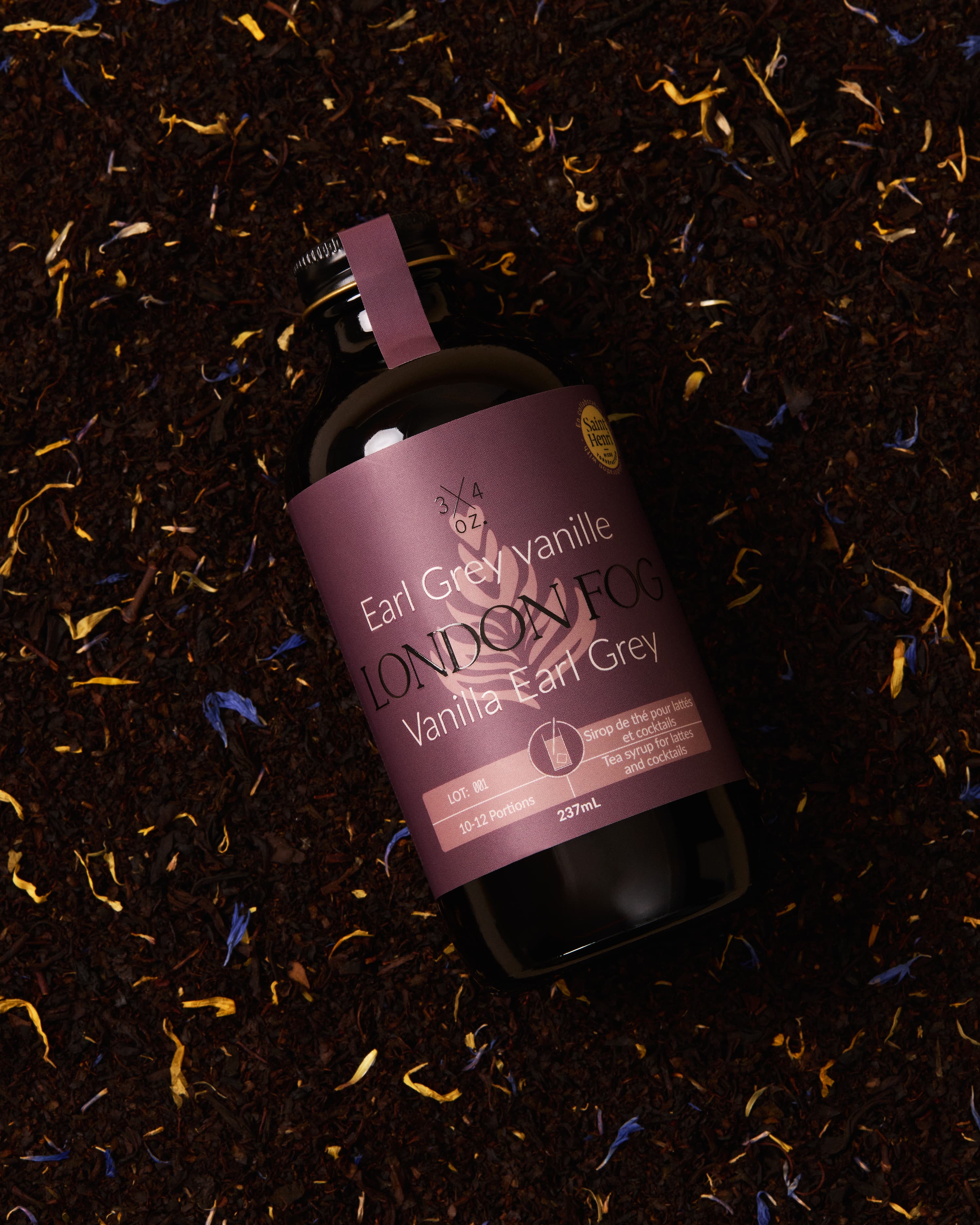 Sirop à thé - London Fog