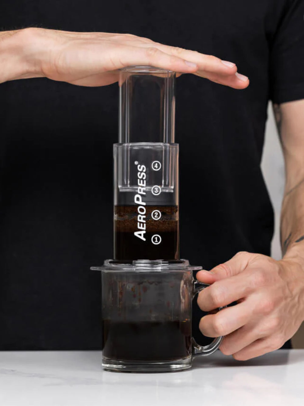 AeroPress Clear Coffee Maker Transparent