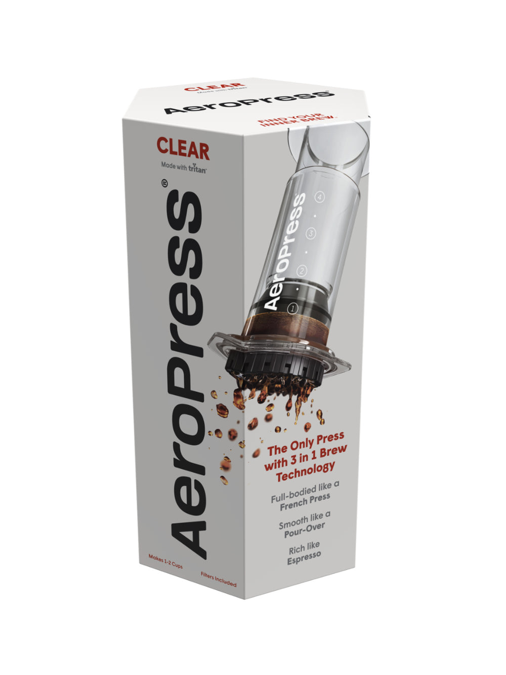 AeroPress Clear Coffee Maker Transparent
