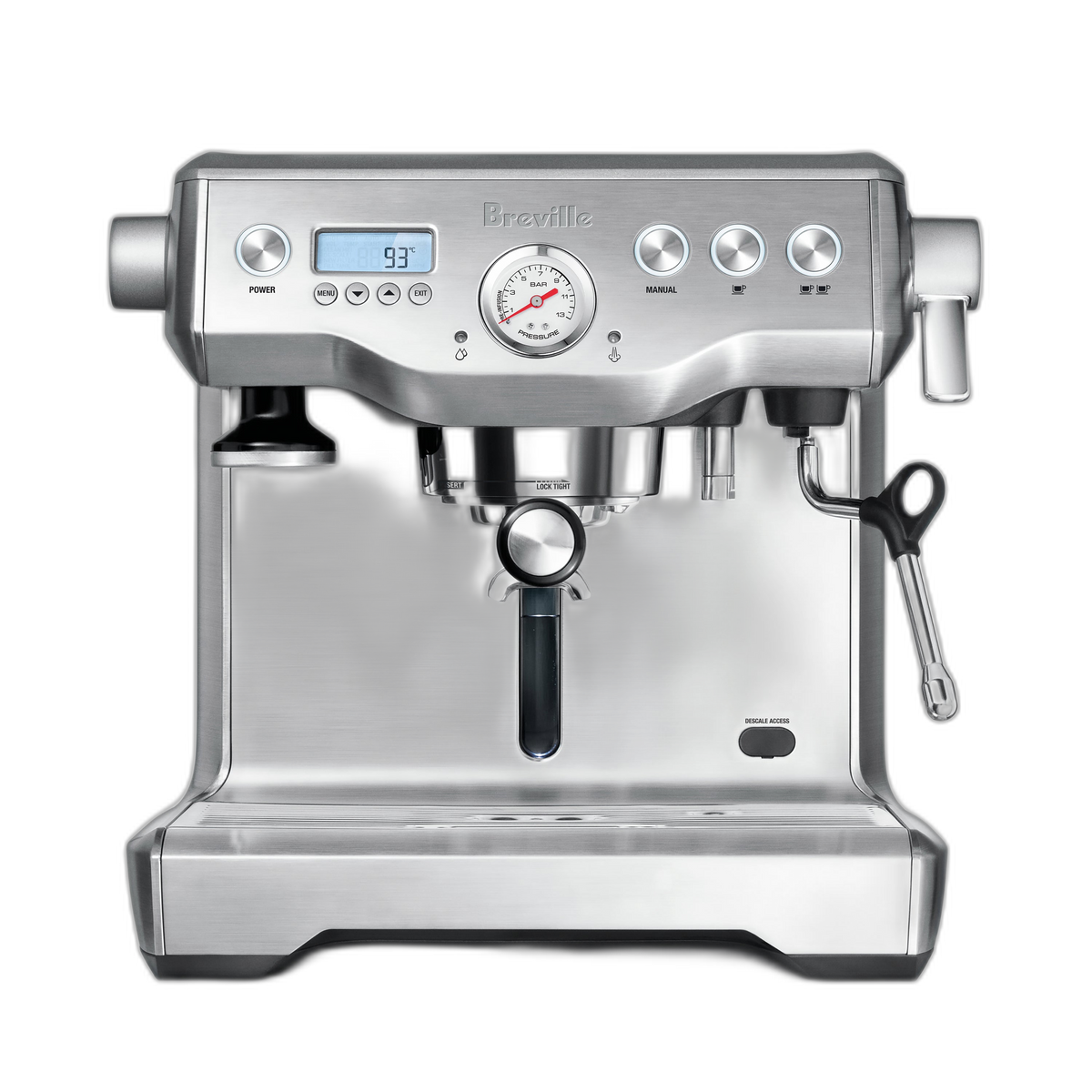 Machine espresso Breville the Dual Boiler™ - fond transparent