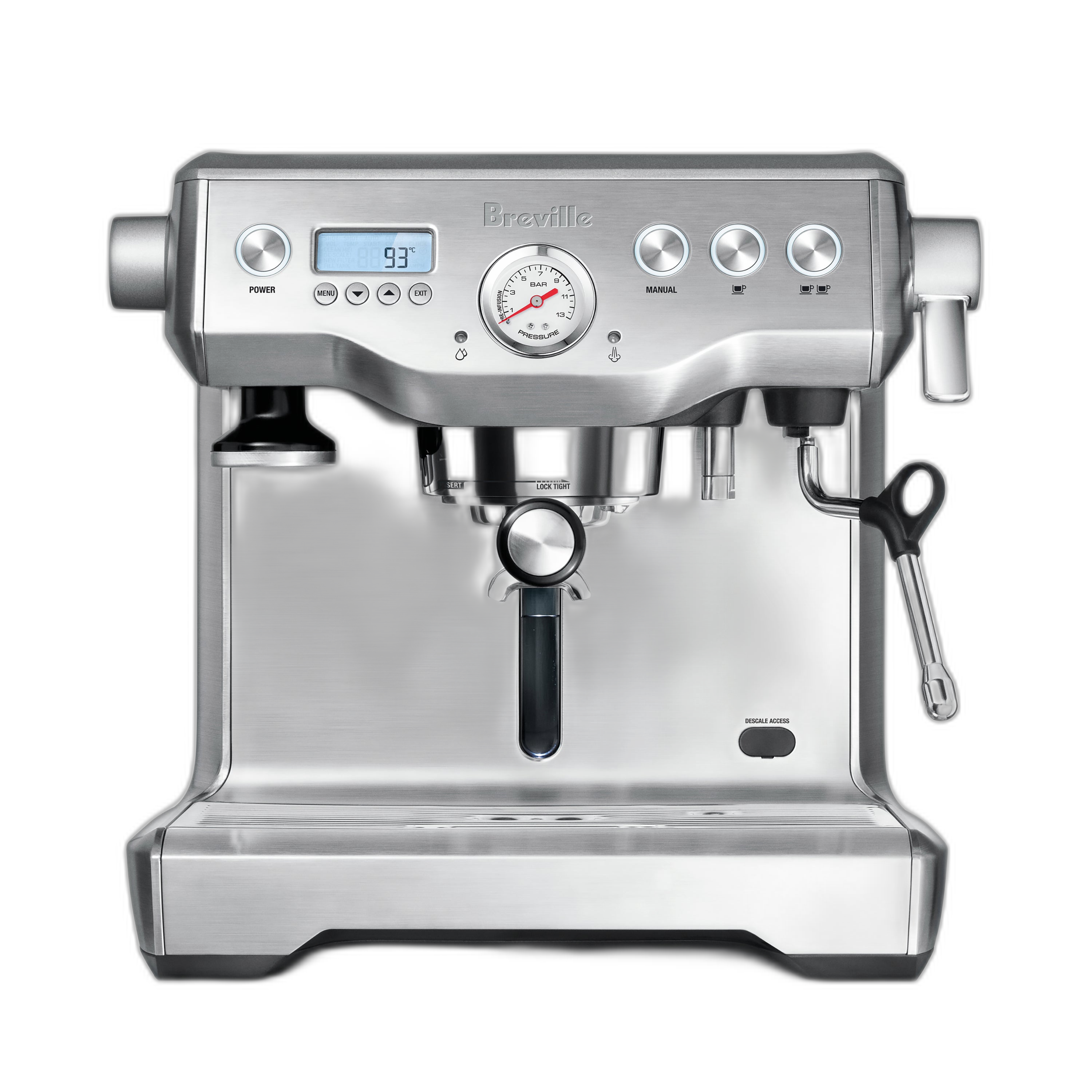 Machine espresso Breville the Dual Boiler™ - fond transparent
