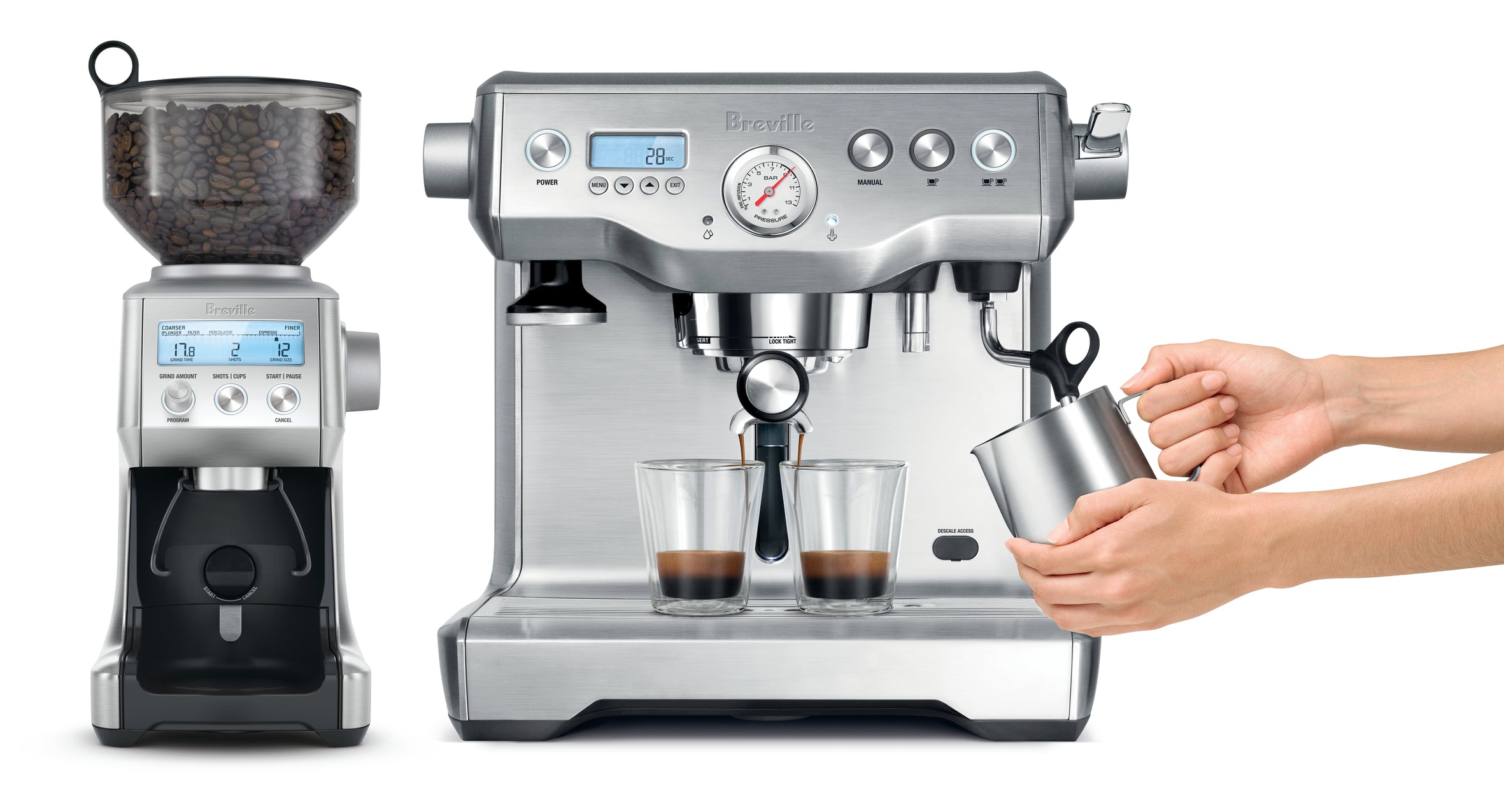 Machine espresso Breville the Dynamic Duo