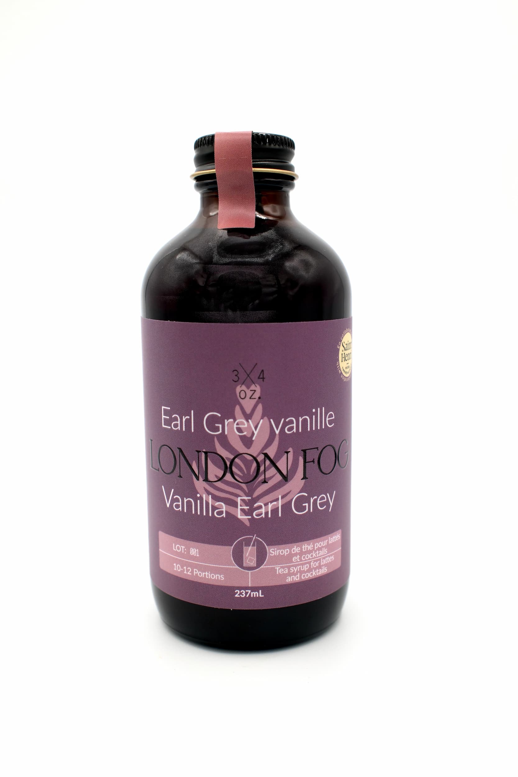 Sirop à thé - London Fog