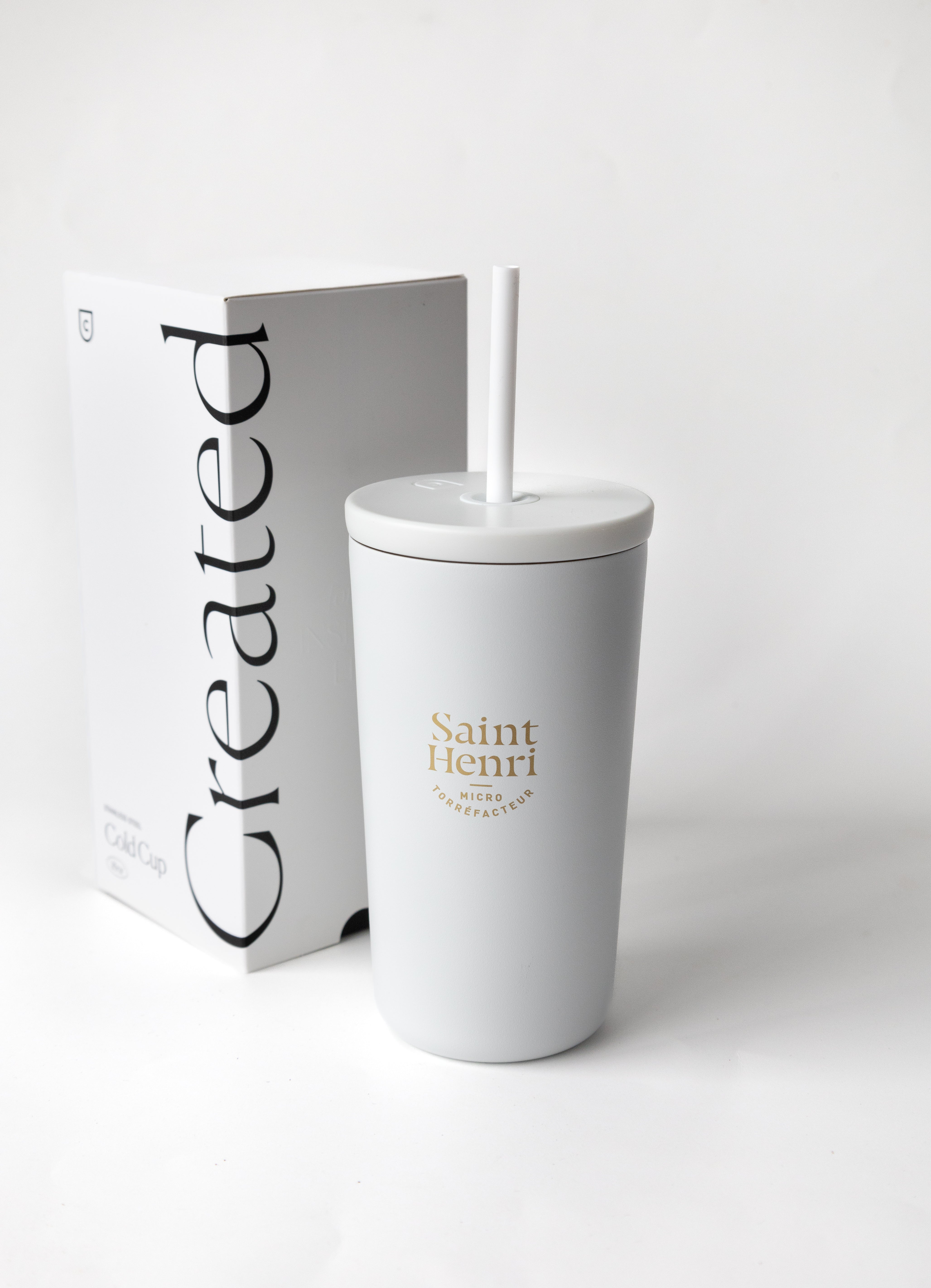 Reusable iced coffee cup - "Cold cup"