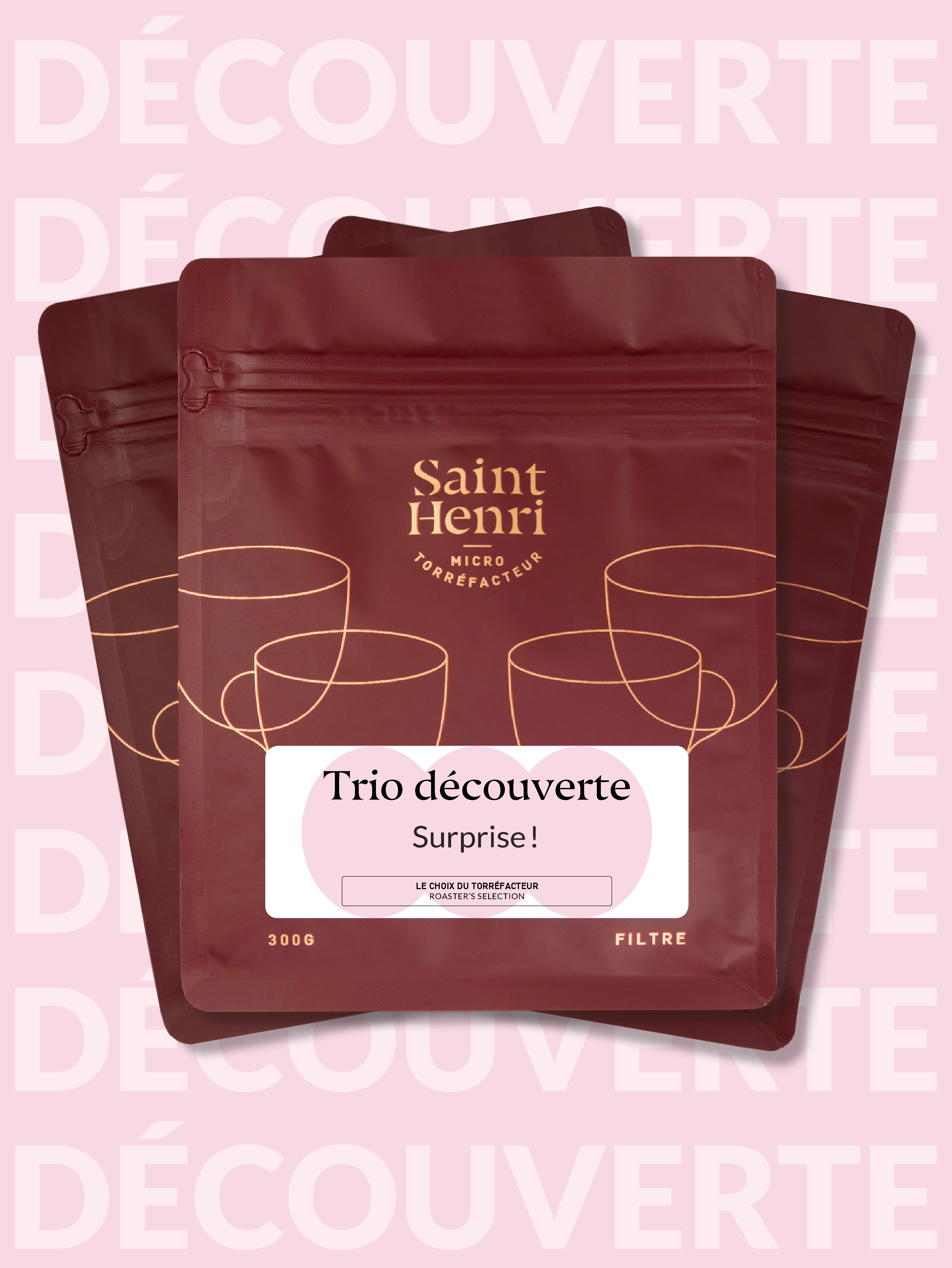 Trio découverte, filtre