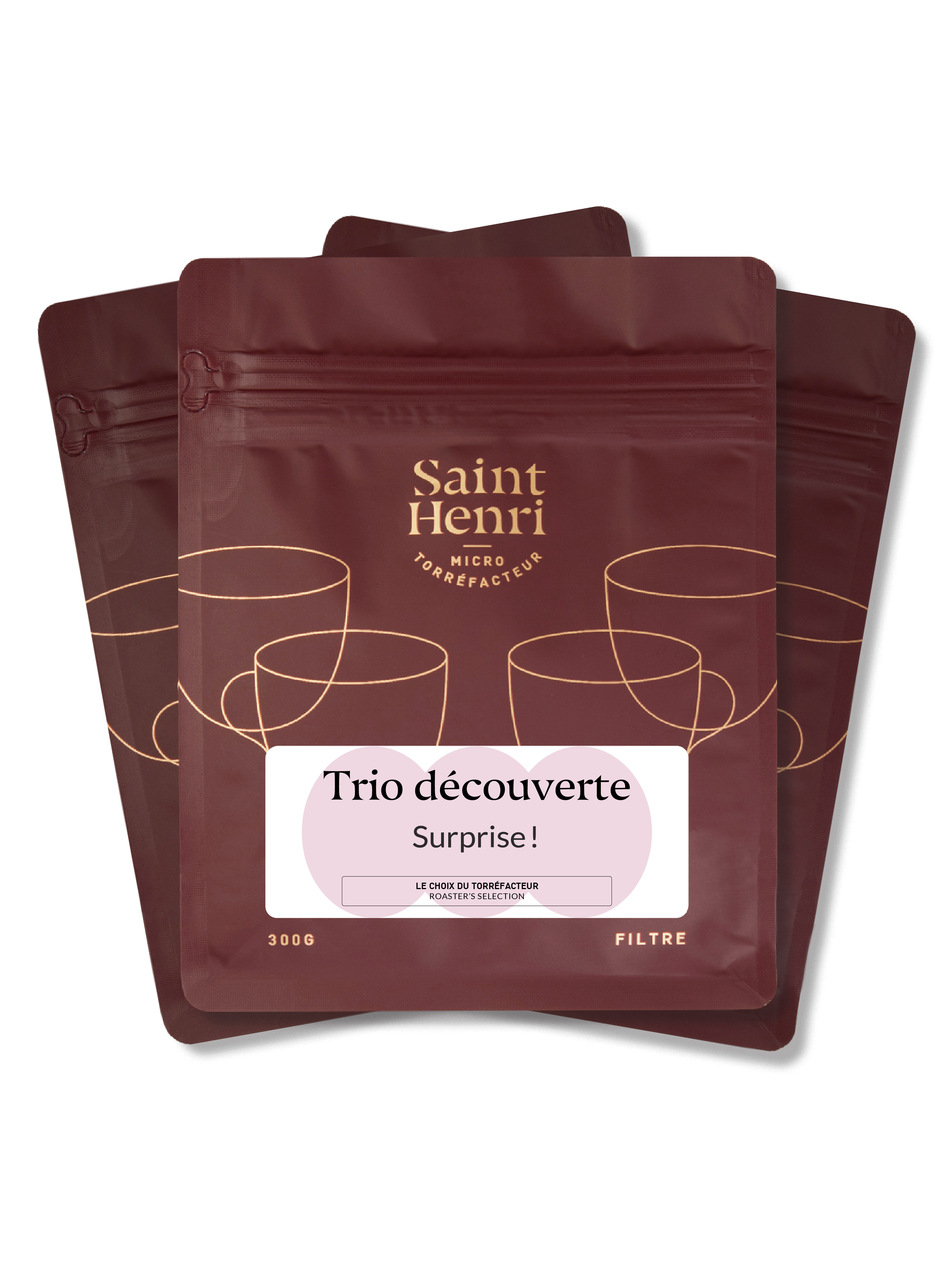 Trio découverte, filtre