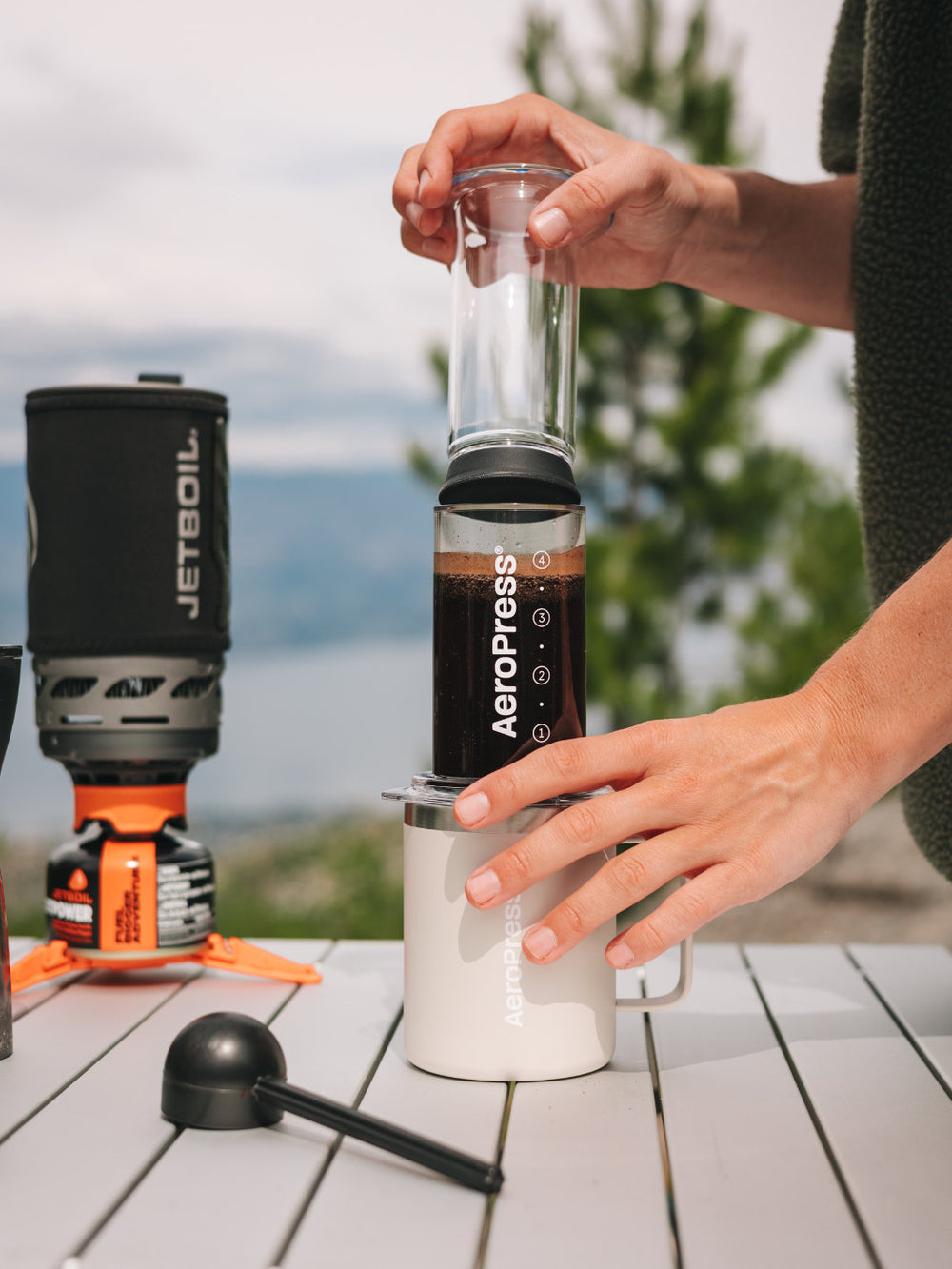 AeroPress Clear Coffee Maker Transparent