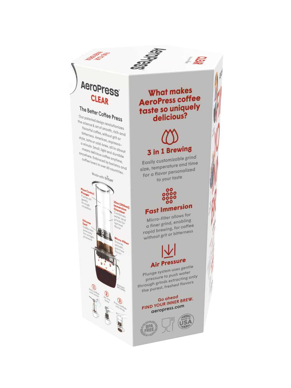 AeroPress Clear Coffee Maker Transparent