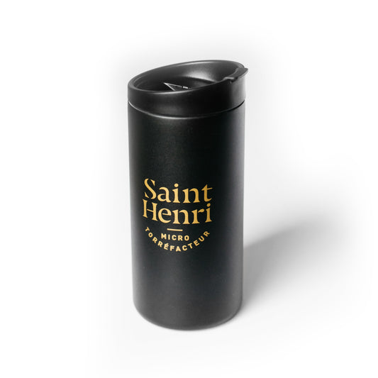 Tasses noires Café Saint-Henri