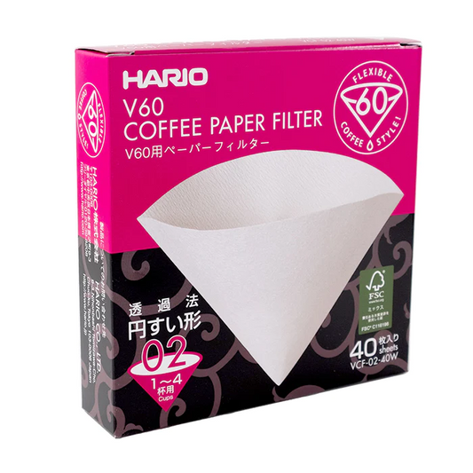 Hario V60-02 filters (40 Pack)
